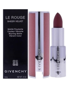 Губная помада Le Rouge Sheer Velvet Matte Lipstick N27 Rouge Infuse для женщин 0,11 унции Givenchy