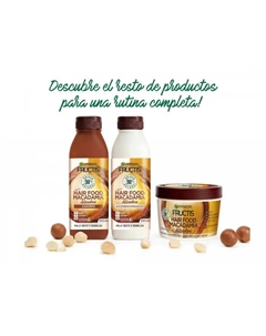 Кондиционер для волос fructis hair food acondicionador macadamia alisadora, объем 350 мл Garnier