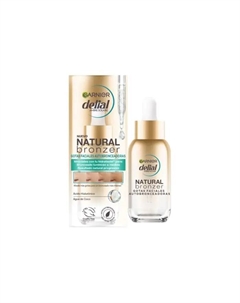 Автозагар natural bronzer gotas faciales autobronceadoras con ácido hialurónico y agua de coco, объем 30 мл Garnier