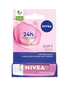 Питательная губная помада Soft Rose 4,8 г Nivea