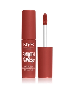 NYX Professional Makeup Smooth Whip Matte Lip Cream бархатистая помада с разглаживающим эффектом оттенок 03 Latte Foam 4 мл Inna marka