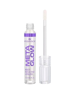 Meta Glow Multi-Reflective Lipgloss, блеск для губ с переливающимся блеском 01 Cyber ​​Space, 3мл Essence