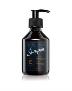 Men Шампунь с кофеином 200 мл - Стимуляция роста волос для мужчин Curapil