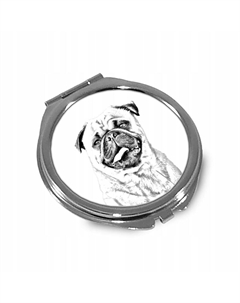 Мопс Мопс Карманное зеркальце, которое складывается в сумочку Inna marka