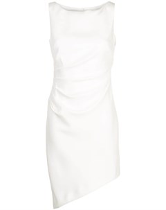 Milly платье асимметричного кроя с драпировкой 12 белый Milly