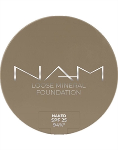 Минеральная рассыпчатая пудра 01 Naked, 12 g Nam