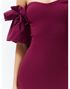 Коктейльное платье, цвет Wine red Trendyol