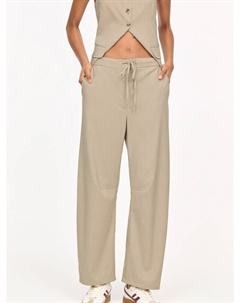 Брюки свободного кроя, цвет Sand/Dark beige Pull & bear