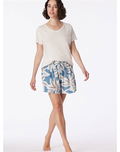 Пижамные брюки Mix + Relax, светло-синий Schiesser