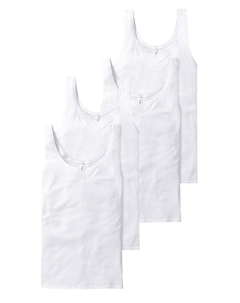Топ  Cotton Essentials, белый Schiesser