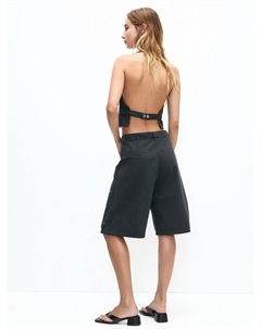 Топ, морской синий Pull & bear