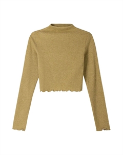 Свитер, оливковый Bershka