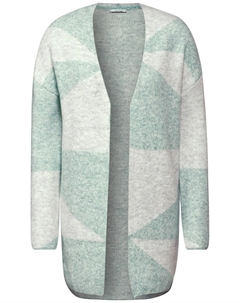 Вязаный кардиган, цвет Pastel green/mottled green Cecil