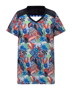 Рубашка, цвет Navy/Pastel blue Ulla popken