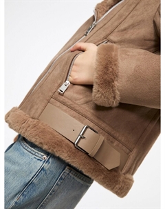 Зимняя куртка, коричневый Pull & bear