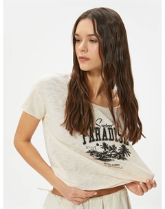 Рубашка, бежевый Koton