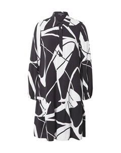 Платье-рубашка, черный Comma,