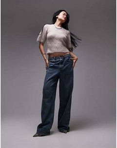 Свитер с короткими рукавами из смеси мохера в меланжевом цвете & other stories