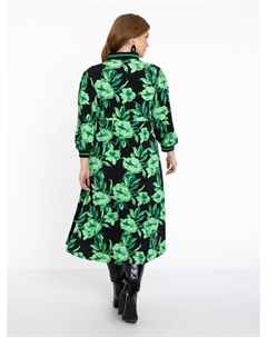 Платье-рубашка, зеленый Yoek