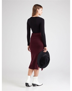 Юбка VMWHITNEY, бордовый Vero moda