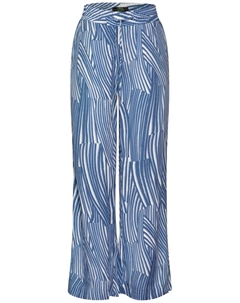 Широкие брюки, цвет Light blue/White Cecil