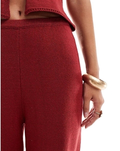 Maribel Красные тонкие трикотажные брюки (часть комплекта) 4th & reckless