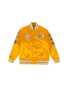 Бейсбольная куртка унисекс золото, золотой Mitchell ness