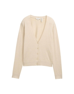 Вязаный кардиган, кремовый Tom tailor