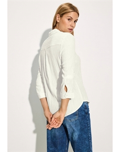 Рубашка-блузка GESTREIFTE STRUKTUR, кремовый Cecil