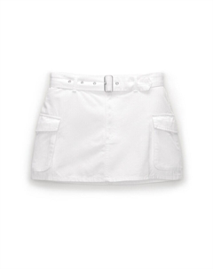 Юбка, белый Pull & bear