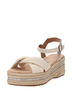 Босоножки на ремешках, кремовый Tom tailor