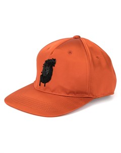 Undercover кепка с нашивкой из бисера один размер оранжевый Undercover