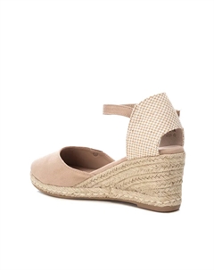 Женские эспадрильи на танкетке с пряжкой, бежевый Refresh