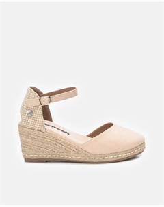 Женские эспадрильи на танкетке с пряжкой, бежевый Refresh
