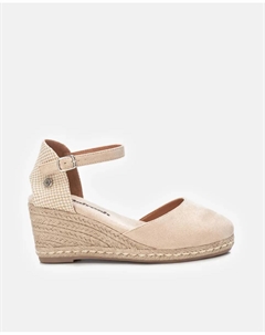 Женские эспадрильи на танкетке с пряжкой, золотой Refresh