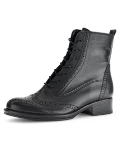 Ботильоны на шнуровке, черный Gabor