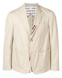 Thom browne пиджак с накладным карманом нейтральные цвета Thom browne