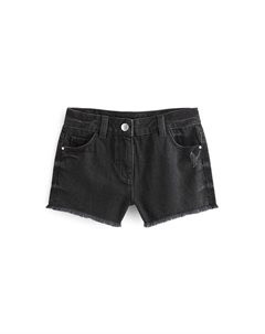 Джинсовые шорты FRAYED EDGE REGULAR LENGTH, цвет black Next