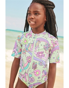 Купальник с короткими рукавами Next