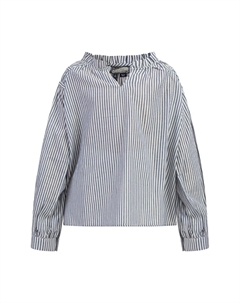 Блузка, цвет Dark blue/White Dreimaster