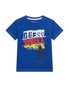 Рубашка, синий Guess