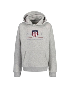 Толстовка, серый Gant