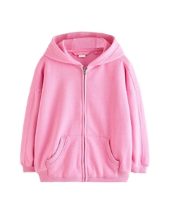 Толстовка с капюшоном на молнии, розовый Next