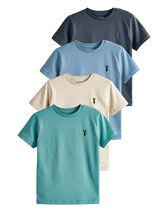 Рубашка, цвет Ivory/Opal/Dark blue/Jade Next