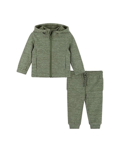 Комплект свитера для мальчиков с двумя персиковыми блоками - Baby, зеленый Andy & evan