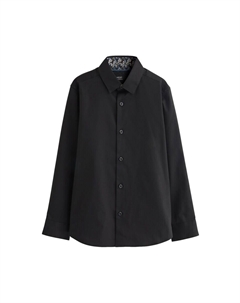 Рубашка обычного кроя на пуговицах, черный Next