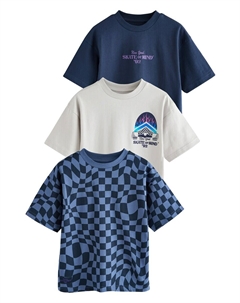 Рубашка, цвет Navy/Night blue/Light grey Next