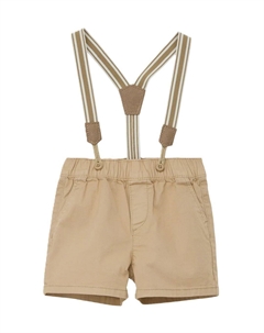 Шорты, подтяжки детские, цвет 8195 Brown S.oliver