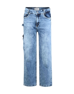 Брюки джинсовые, б/у, детские, цвет 9698 Medium Blue Blue effect