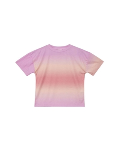 Градиентная футболка детская, цвет 44d1 Lilac/ Pink S.oliver